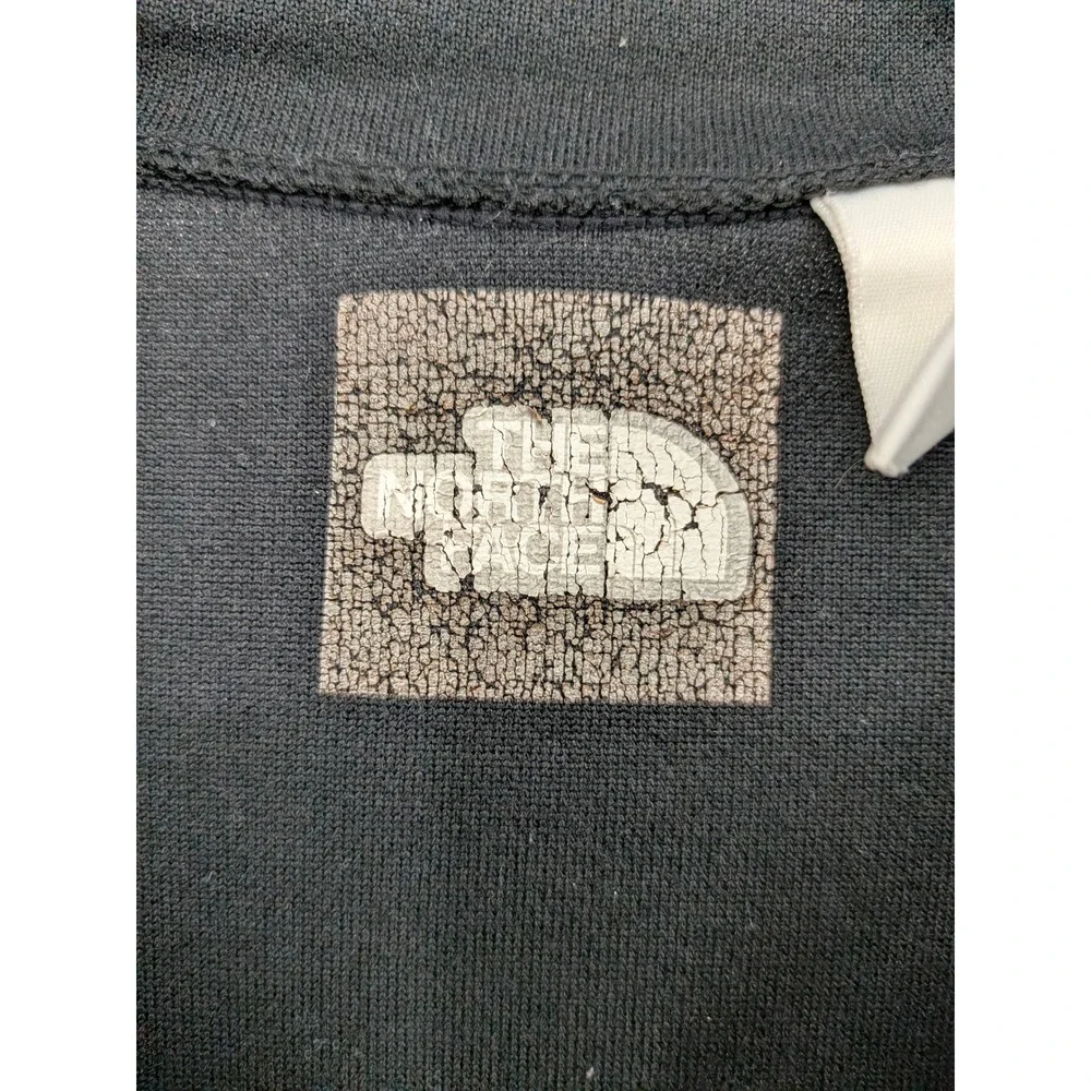 The North Face Pullover Men Large Black Quarter Zip Mock Neck Baselayer Gorpcore